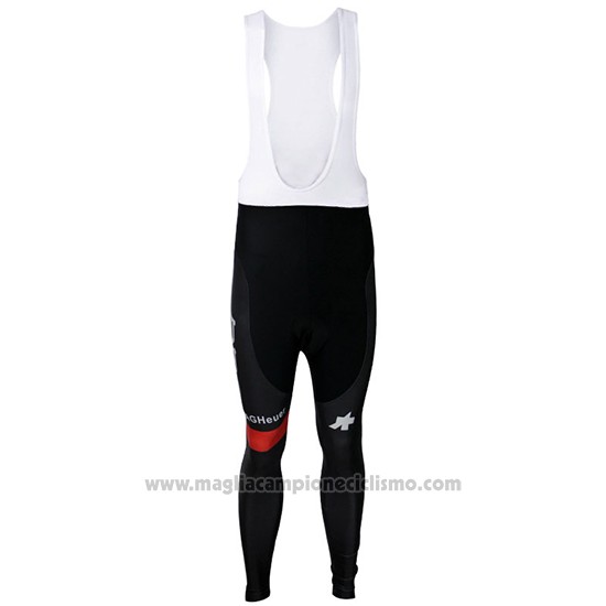 2017 Abbigliamento Ciclismo BMC Rosso e Bianco Manica Lunga e Salopette